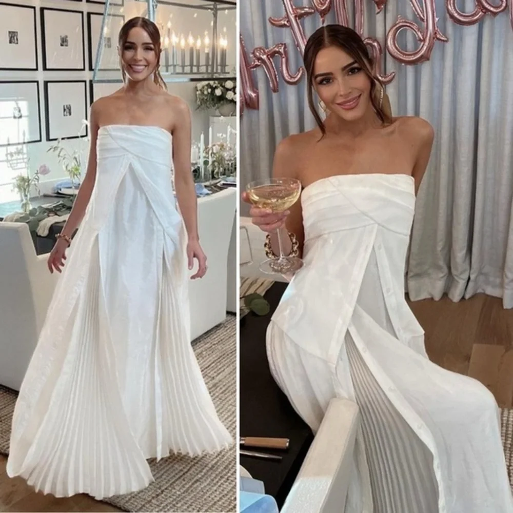 Jonathan Simkhai Ala Parachute‎ Dress - White Size 4 - Picture 3 of 15